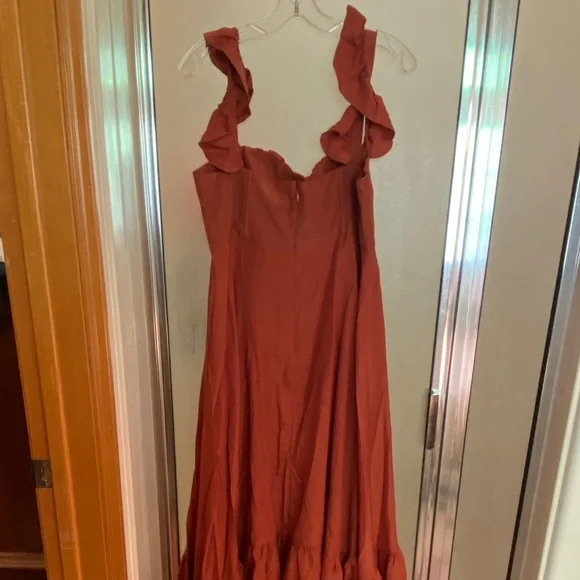 FARM Rio | Dresses | Farm Rio Brown Sleeveless Maxi Dress Large | Poshmark